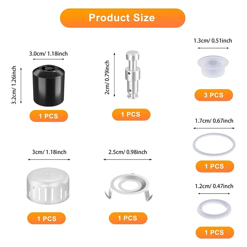 A50Q-For Instant Pot Ultra 3, 6, 8 Qt, Duo/Duo Plus 3, 5, 6 Quart Steam Release Valve Handle Replacement–Latest Model