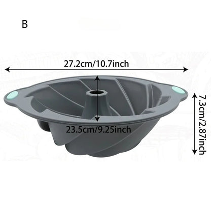 Silicone Bakeware Set Versatile Cake Molds Non-Stick Flower & Assorted Shapes Baking Pans Muffins Chocolates Moulds