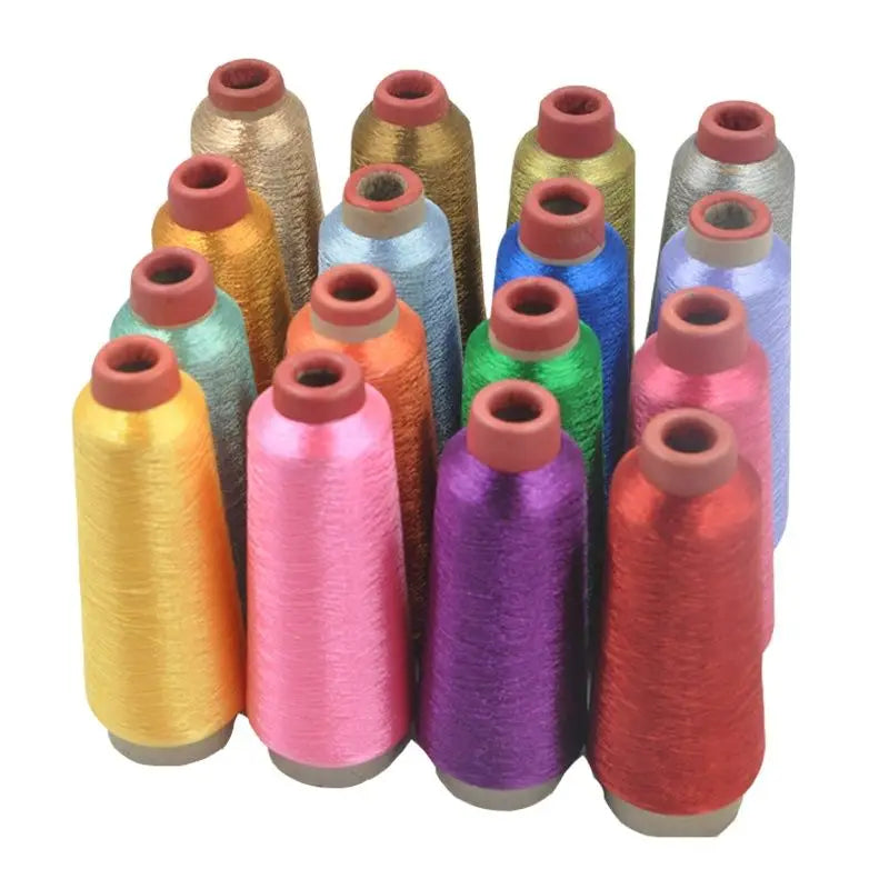 Cross-stitch gold and silver thread / computer embroidery sewing thread / hand stitching / sewing thread / embroidery manual DIY