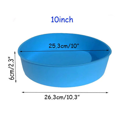 4/5/6/7/8/10 Inch Round Cake Mold Silicone Molds for Cakes Nonstick Cake Pan Baking Forms Pastry Mold