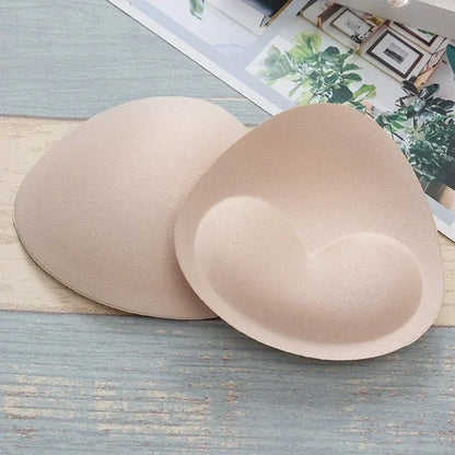 2pcs Silicone Bra Inserts Breast Pads Sticky Push-up Women Bra Cup Thicker Nipple Cover Patch Bikini Inserts for Swimsuit Gifts