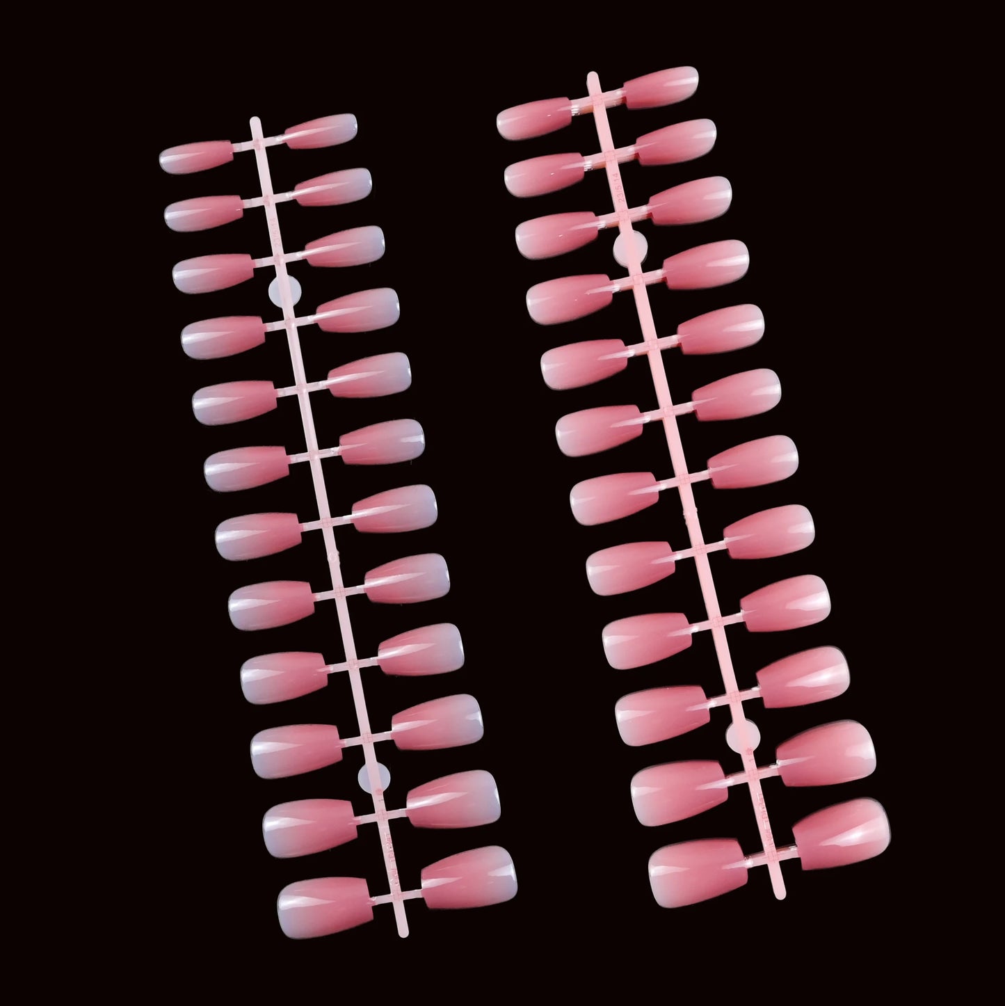 120Pcs Medium-Long Pink French Ballet Press On Nails. Upgrade your manicure with brightening, detachable false nails. Ideal gift