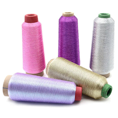 Cross-stitch gold and silver thread / computer embroidery sewing thread / hand stitching / sewing thread / embroidery manual DIY