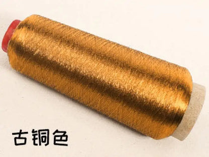 Cross-stitch gold and silver thread / computer embroidery sewing thread / hand stitching / sewing thread / embroidery manual DIY