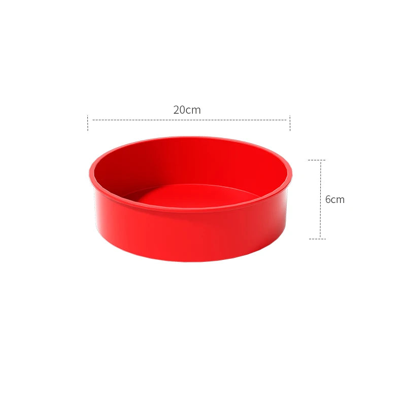 Silicone Cake Mold For Baking Round Cake Pan Non-stick 4" 6&q Baking Pan For Layer Cake,Cheesecake and Chocolate Cake Mold
