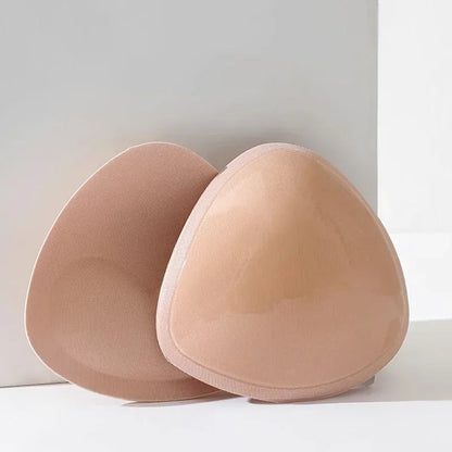 2pcs Silicone Bra Inserts Breast Pads Sticky Push-up Women Bra Cup Thicker Nipple Cover Patch Bikini Inserts for Swimsuit Gifts
