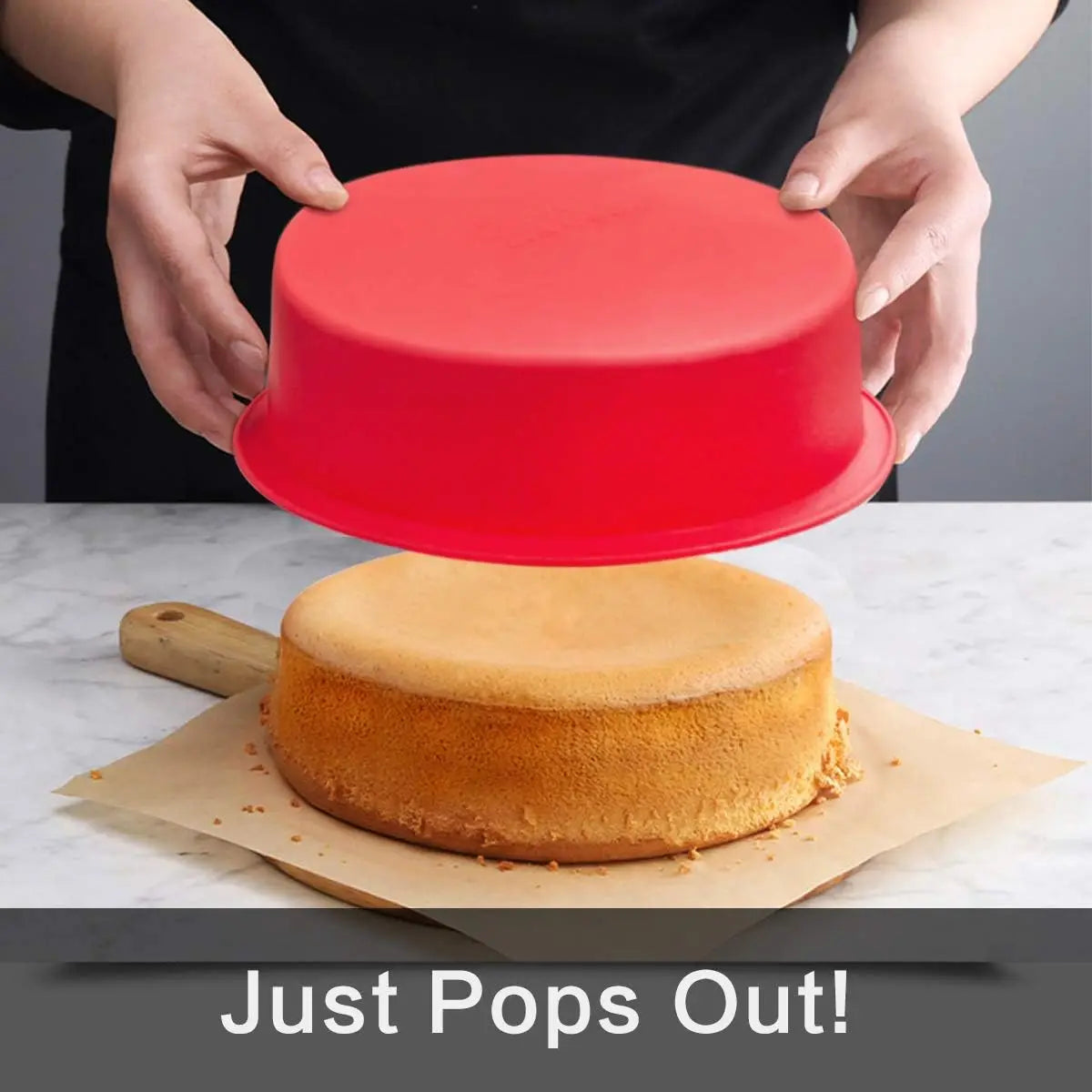 Silicone Cake Mold For Baking Round Cake Pan Non-stick 4" 6&q Baking Pan For Layer Cake,Cheesecake and Chocolate Cake Mold