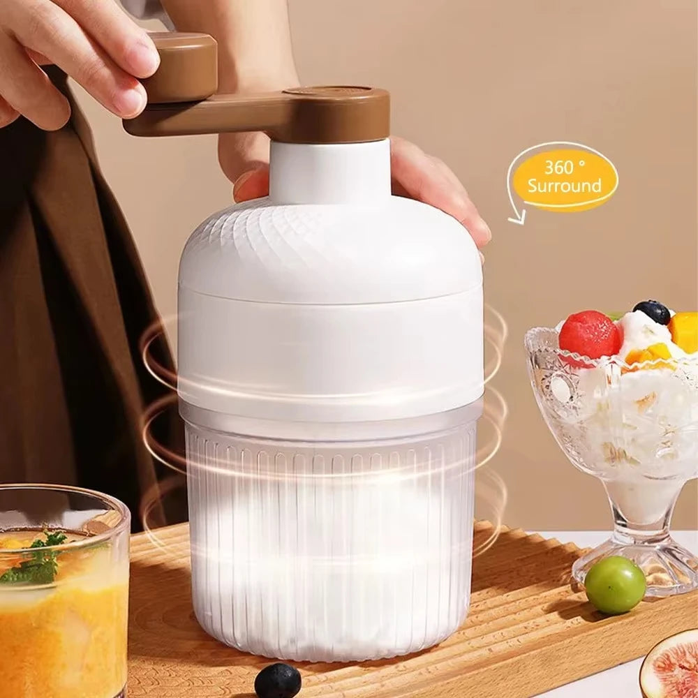 Manual Shaved Ice Maker Machine Set
