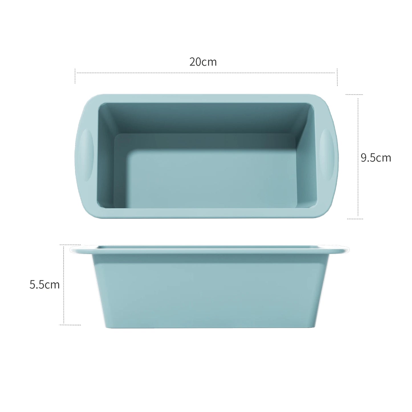 Silicone Baking Molds NonStick Rectangle Cake Pans Mini Loaf Pan Easy Release Bread Toast Mould Kitchen Accessories Pastry Tool
