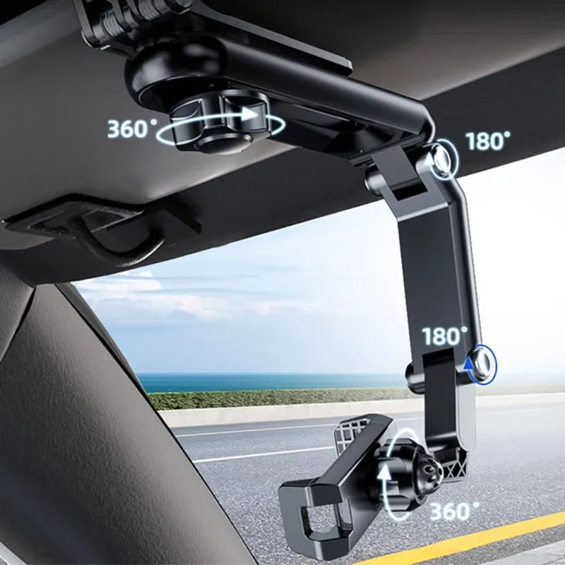 Universal Phone Holder 360° Rotating Sun Visor Multifunctional Phone Holder for Car Multifunctional Sun Visor Cell Phone Holder
