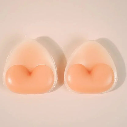 2pcs Silicone Bra Inserts Breast Pads Sticky Push-up Women Bra Cup Thicker Nipple Cover Patch Bikini Inserts for Swimsuit Gifts