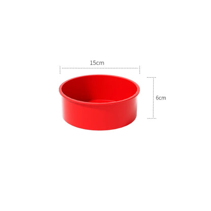 Silicone Cake Mold For Baking Round Cake Pan Non-stick 4" 6&q Baking Pan For Layer Cake,Cheesecake and Chocolate Cake Mold