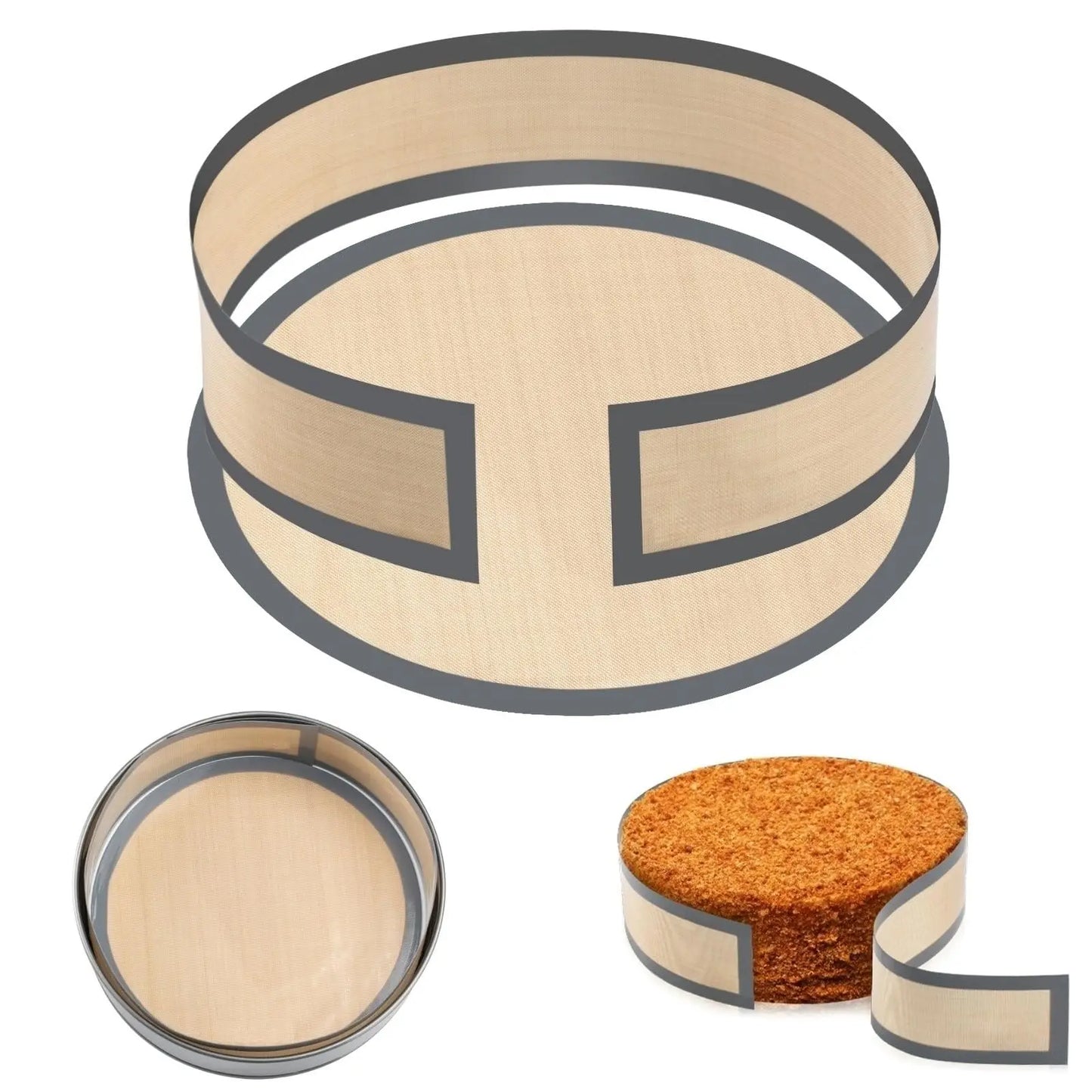 Baking Liners Non-stick Baking Mat For Baking Dishwasher Safe Baking Cakes Easy Clean Silicone Liners