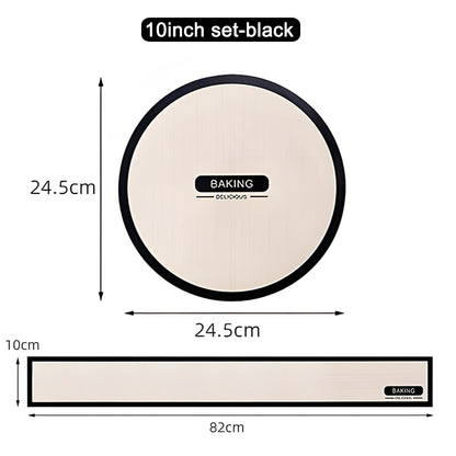 Silicone Baking Mat for 6, 8, 10 Inch Cake Pan Easy Clean Nonstick Silicone Liners for Baking Cheesecake Pan