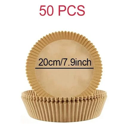 30/50Pcs Baking Supplies Large Toughness Square Round Baking Accessories and Tools Kitchen Items Air Fryer Accessories Accessory
