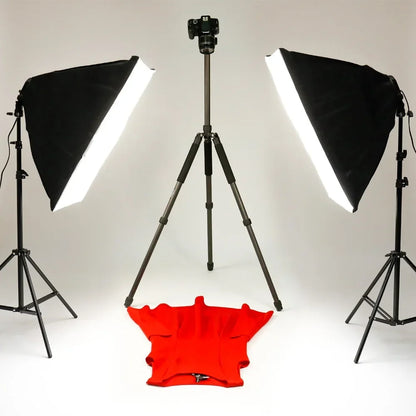 Photography 50x70CM Softbox Light Kits Professional Light System With E27 Photographic Bulbs Photo Studio Equipment