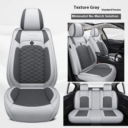 Five-seat car seat covers, honeycomb mesh design, available in multiple colors, stylish appearance, suitable for most vehicles.
