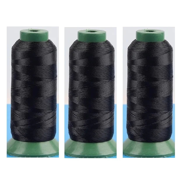 Heavy Duty Thread 1500 Yards 210D/3 All Purpose High Strength Polyester Sewing Thread for Weave Upholstery Jeans Beading Purse
