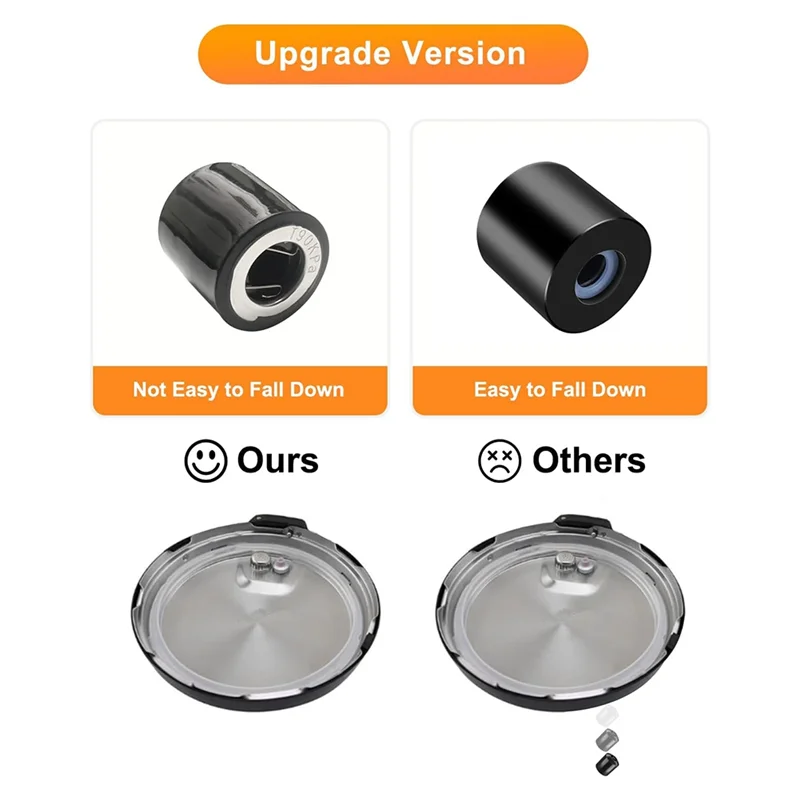 A50Q-For Instant Pot Ultra 3, 6, 8 Qt, Duo/Duo Plus 3, 5, 6 Quart Steam Release Valve Handle Replacement–Latest Model