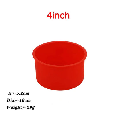 4/5/6/7/8/10 Inch Round Cake Mold Silicone Molds for Cakes Nonstick Cake Pan Baking Forms Pastry Mold