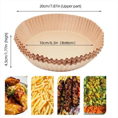 30/50Pcs Baking Supplies Large Toughness Square Round Baking Accessories and Tools Kitchen Items Air Fryer Accessories Accessory