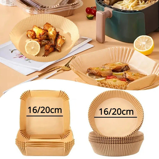 30/50Pcs Baking Supplies Large Toughness Square Round Baking Accessories and Tools Kitchen Items Air Fryer Accessories Accessory