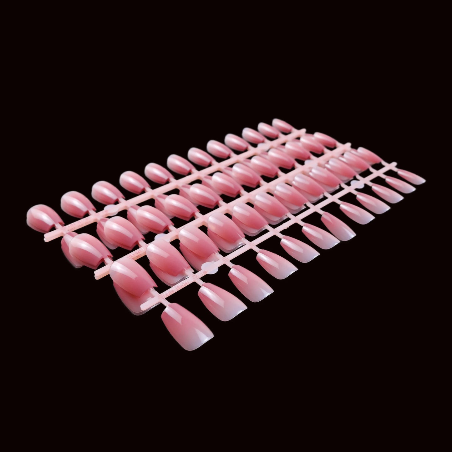 120Pcs Medium-Long Pink French Ballet Press On Nails. Upgrade your manicure with brightening, detachable false nails. Ideal gift