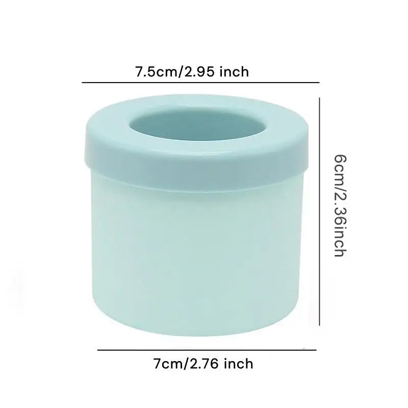 Silicone Ice Cube Mold Round Ice Bucket Summer Homemade DIY Refrigerator Freeze Ice Maker Creative Ice Cube Mold Barware Tools