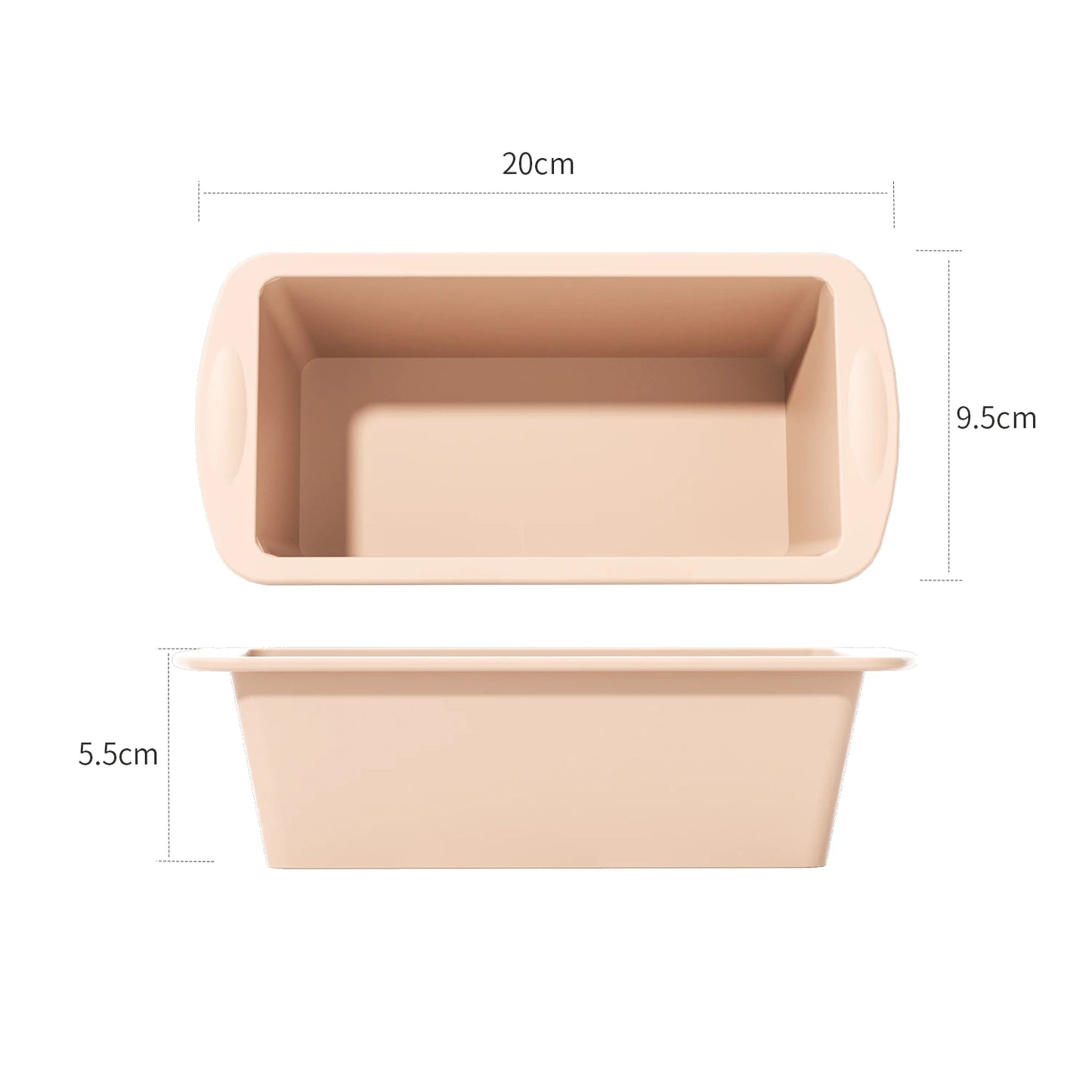 Silicone Baking Molds NonStick Rectangle Cake Pans Mini Loaf Pan Easy Release Bread Toast Mould Kitchen Accessories Pastry Tool