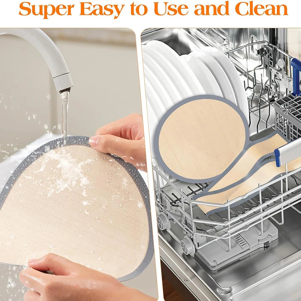 Silicone Baking Mat for 6, 8, 10 Inch Cake Pan Easy Clean Nonstick Silicone Liners for Baking Cheesecake Pan