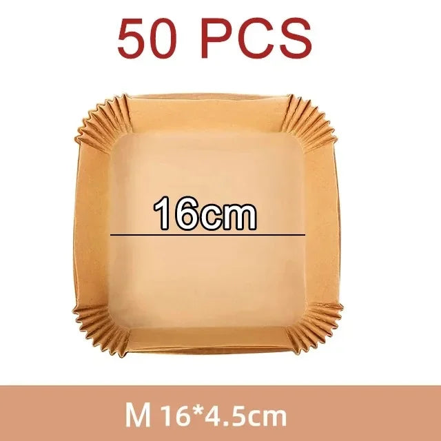 30/50Pcs Baking Supplies Large Toughness Square Round Baking Accessories and Tools Kitchen Items Air Fryer Accessories Accessory