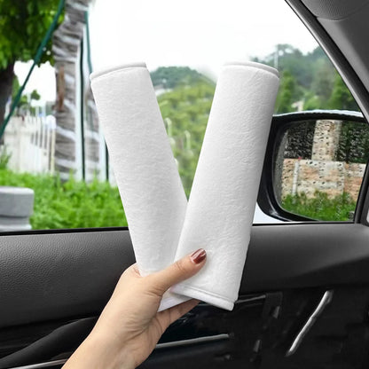 1/2Pcs Universal Comfortable Seat Belt Cover Adjustable Plush Car Safety Belt Cute Pink Car Accessories Car Accessories Interior